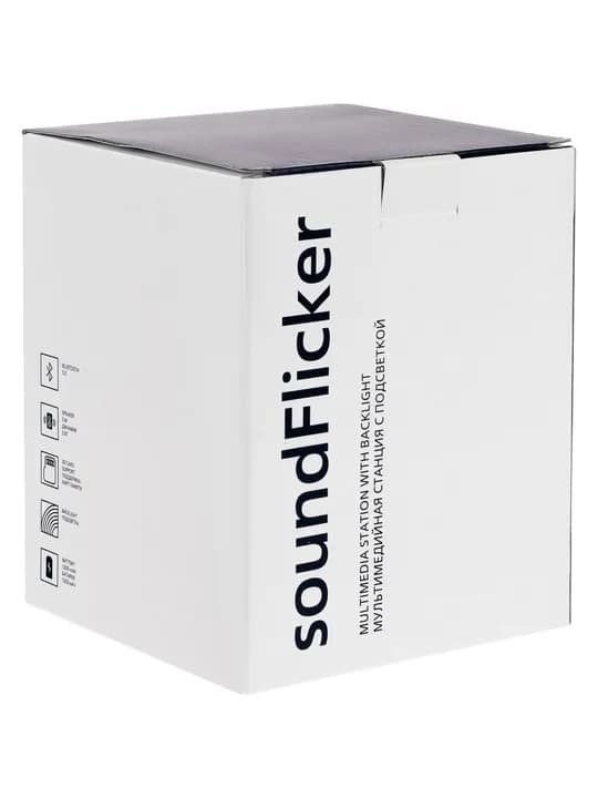 Беспроводная колонка с подсветкой soundFlicker, черная