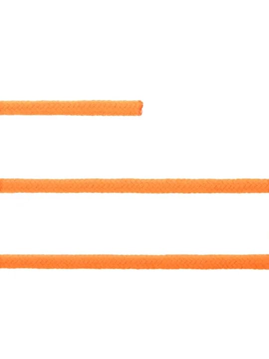 Круглый шнур Lasso M, оранжевый неон, 100 см