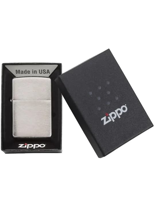 Зажигалка Zippo Classic Brushed, серебристая