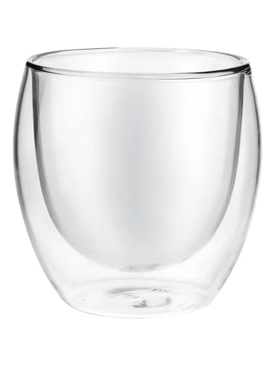 Стакан с двойными стенками Glass Bubble, бесцветный