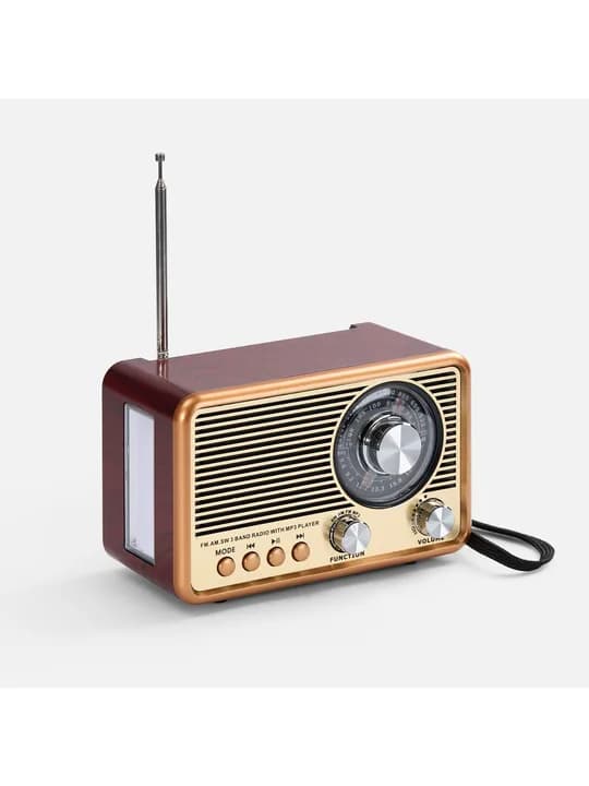 Bluetooth-колонка с радио Listenberg, коричневая