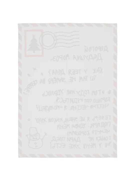 Флисовый плед «Письмо Деду Морозу»