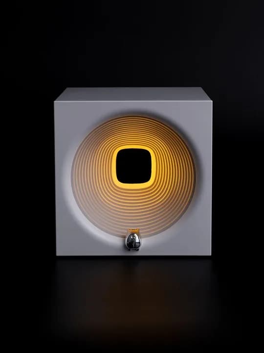 Bluetooth-колонка с подсветкой Volumetric, белая