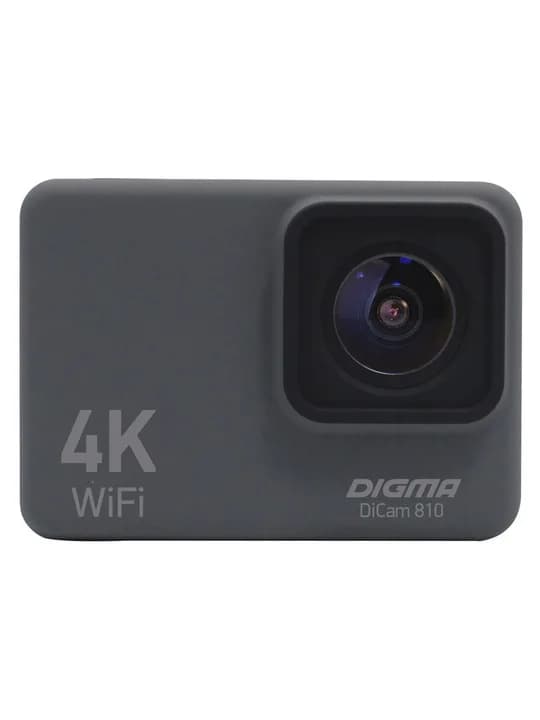 Экшн-камера Digma DiCam 810, серая