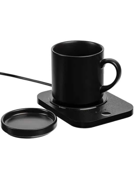 Кружка с подогревом и беспроводной зарядкой dualBase plus