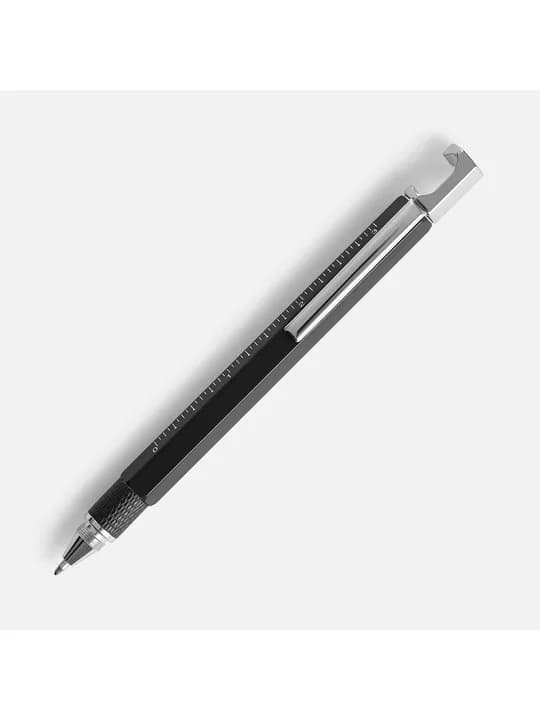 Ручка шариковая Numeric, мультиинструмент, черная