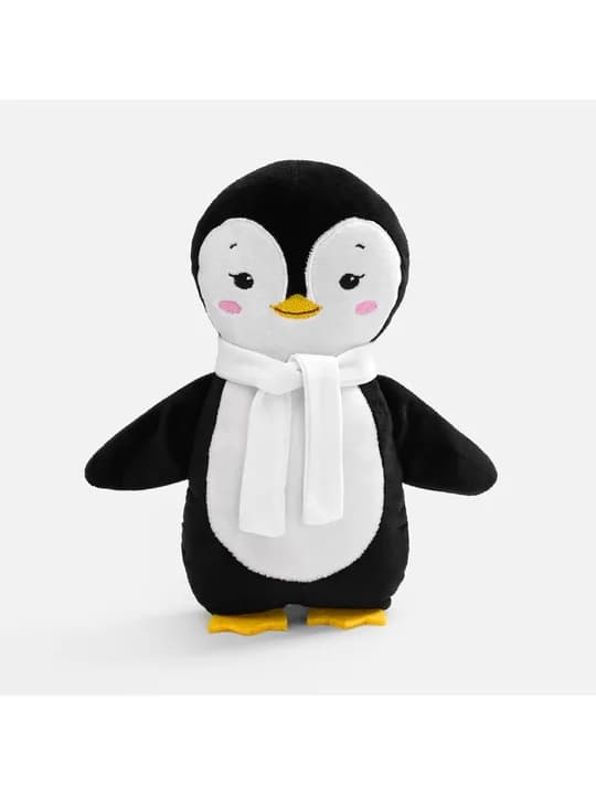 Мягкая игрушка Beastie Toys, пингвиненок с белым шарфом