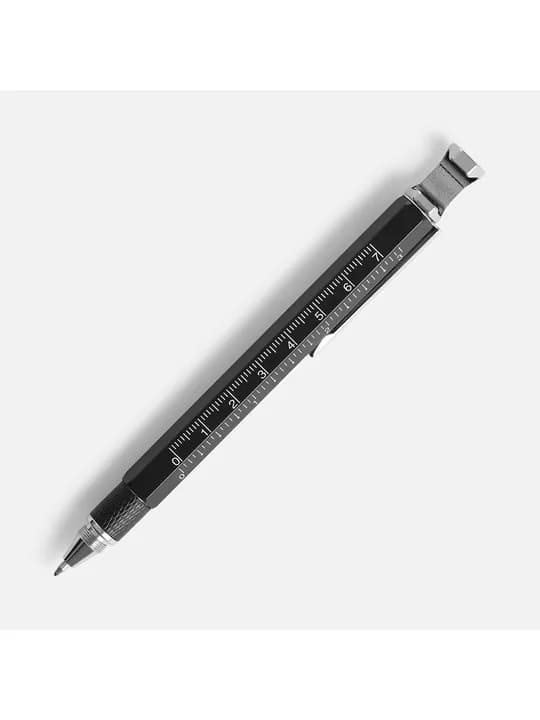 Ручка шариковая Numeric, мультиинструмент, черная