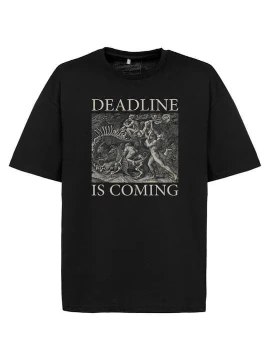 Футболки оверсайз Deadline, черные