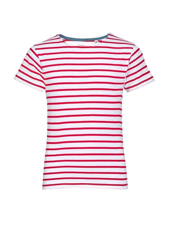 Футболки детские Miles Kids белые с красным