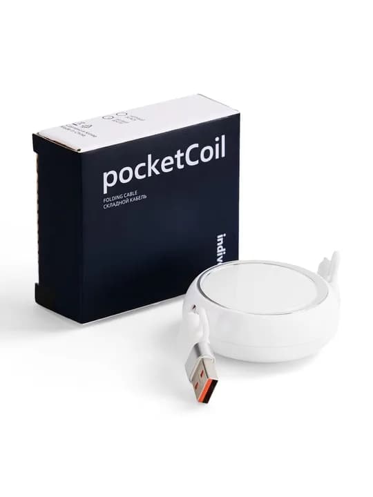 Складной кабель с переходниками pocketCoil