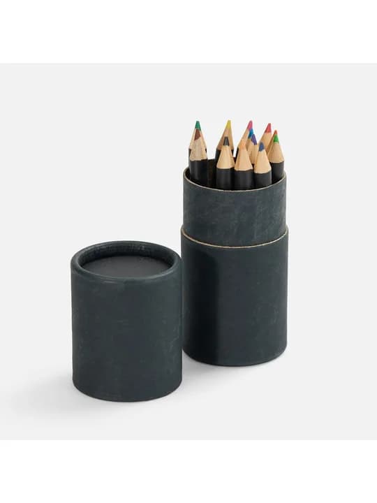 Набор цветных карандашей Pencilvania Tube Plus, черный