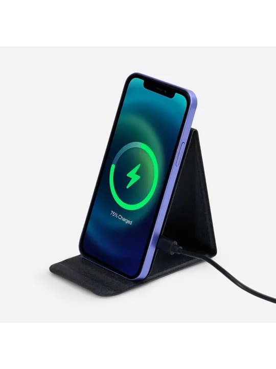 Подставка для смартфона с беспроводной зарядкой Kickstand, серая