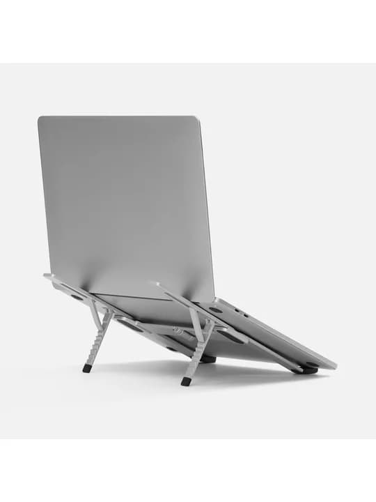 Подставка для ноутбука и планшета Scaffold Compact, серебристый металлик