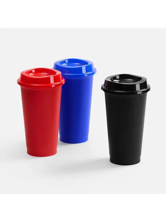 Стакан с крышкой Color Cap, ver.2
