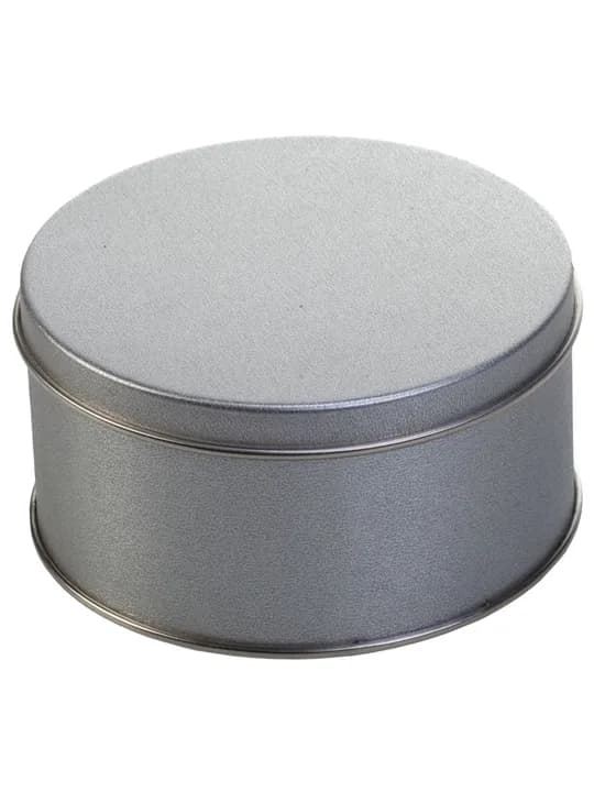 Коробка Pragmax S, круглая, серебристая