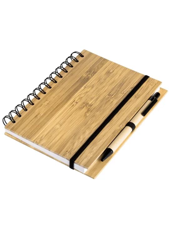 Блокнот на кольцах Bambook с шариковой ручкой