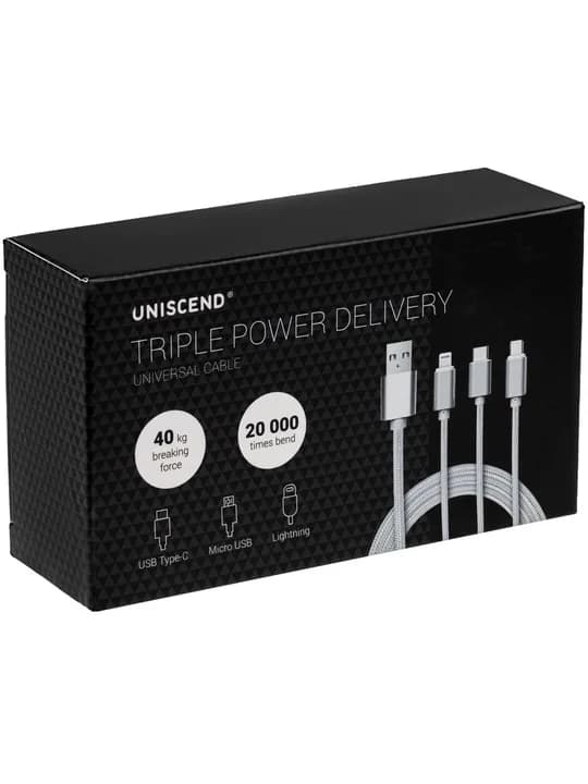 Кабель Triple Power Delivery в футляре