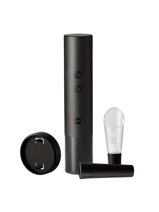 Винный набор HuoHou Electric Wine Bottle Opener 4 in 1, черный