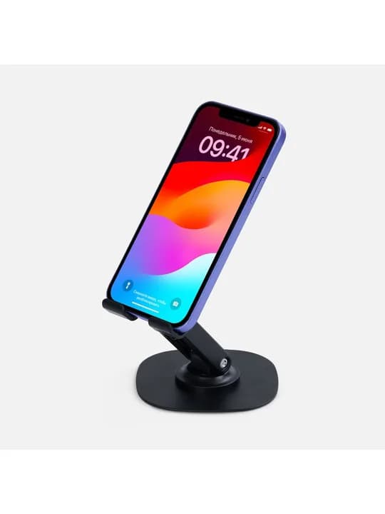 Подставка для смартфона Smartic Light, черная