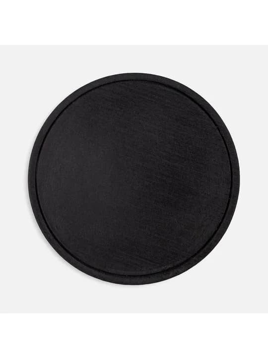 Лейбл из ПВХ Dzeta Round, L, черный