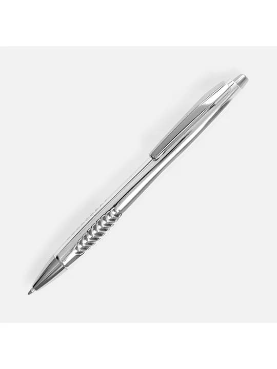 Ручка шариковая Barracuda, серебристая