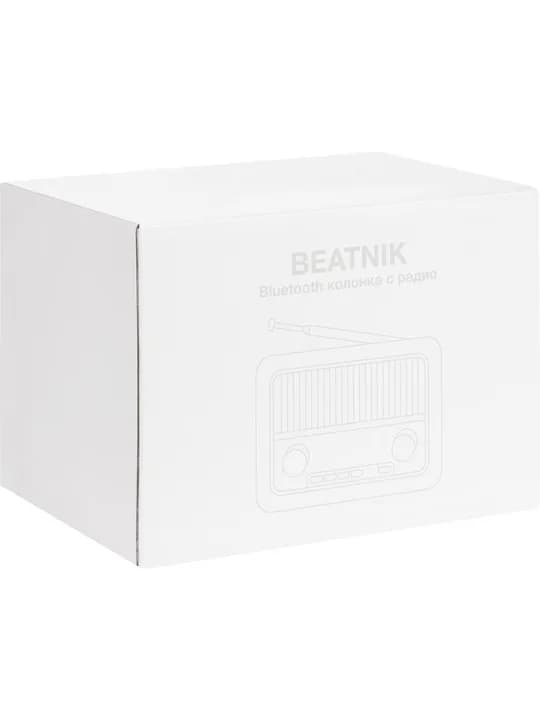 Bluetooth-колонка с радио Beatnik, коричневая