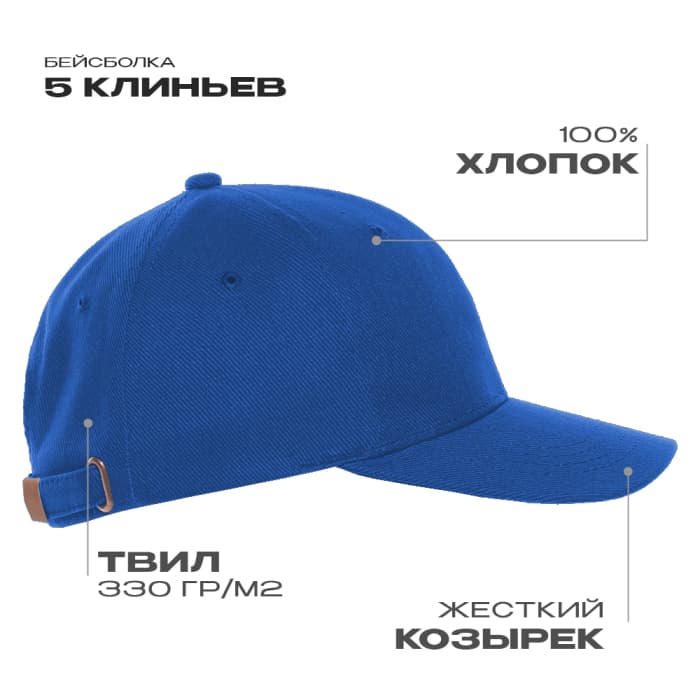 Бейсболки STAN 5 клиньев