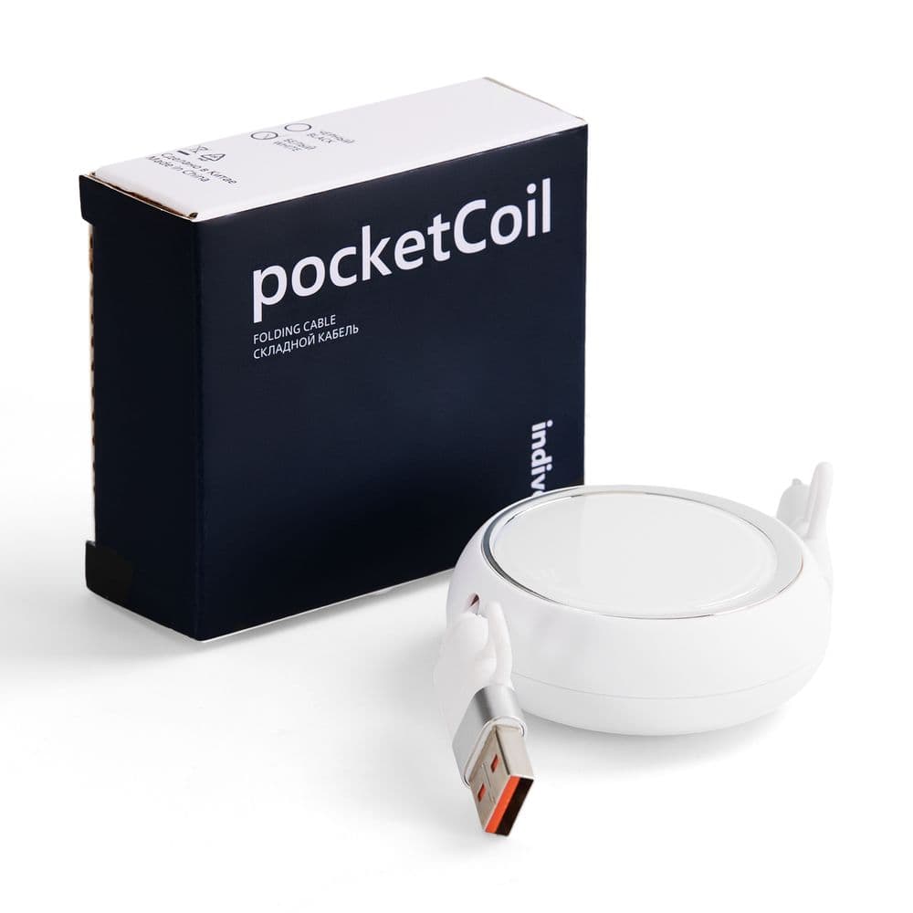 Складной кабель с переходниками pocketCoil